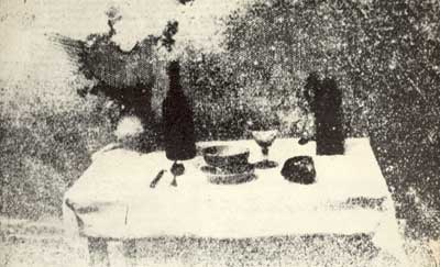 La table servie